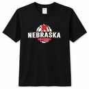 Youth Nebraska Volleyball T-Shirt | Black | Multiple Sizes | Lou's Sporting Goods | 25N7YBT