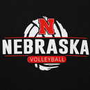 Youth Nebraska Volleyball T-Shirt | Black | Multiple Sizes | Lou's Sporting Goods | 25N7YBT