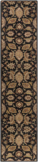Blomkest Black&Yellow Traditional Wool Carpet