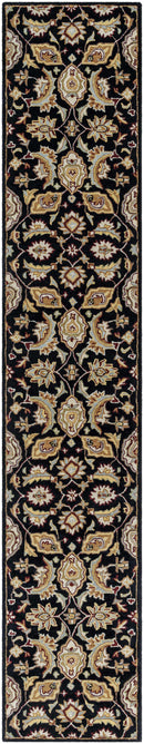 Blomkest Black&Yellow Traditional Wool Carpet