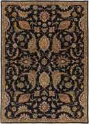 Blomkest Black&Yellow Traditional Wool Carpet