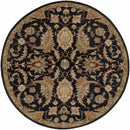 Blomkest Black&Yellow Traditional Wool Carpet