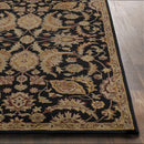 Blomkest Black&Yellow Traditional Wool Carpet