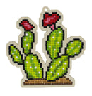 Blooming Cactus WWP433 Diamond Painting on Plywood Kit