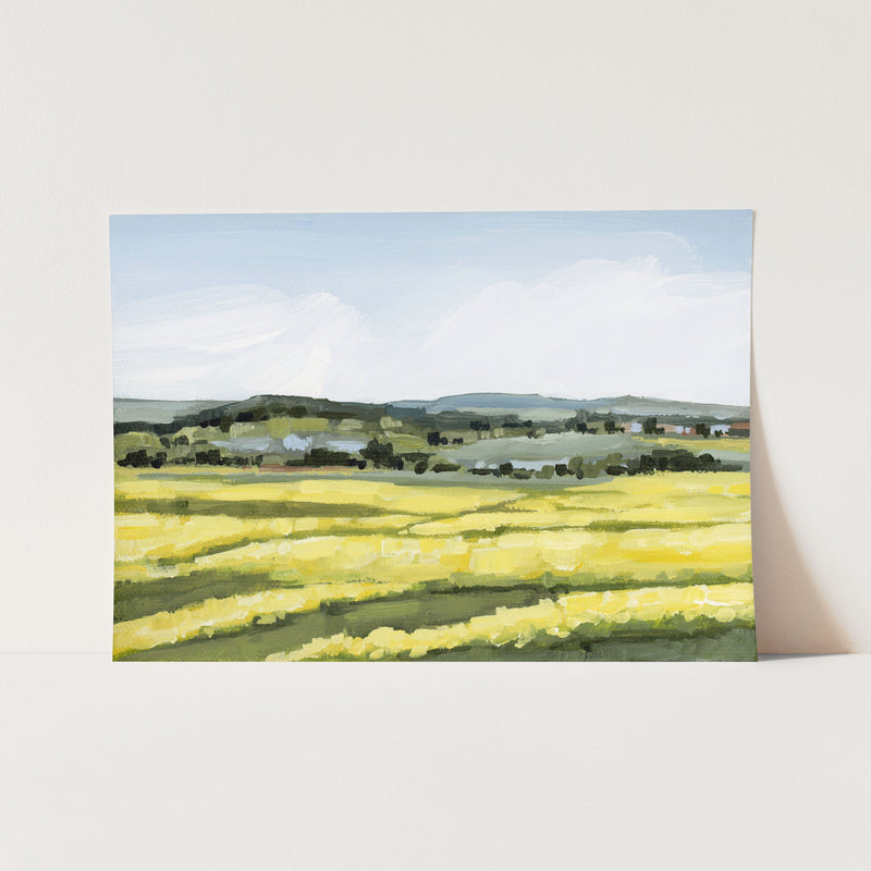 "Blooming Fields" Art Print