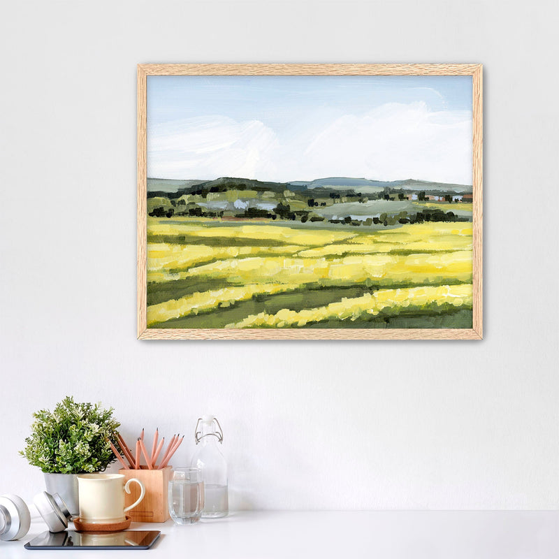 "Blooming Fields" Art Print