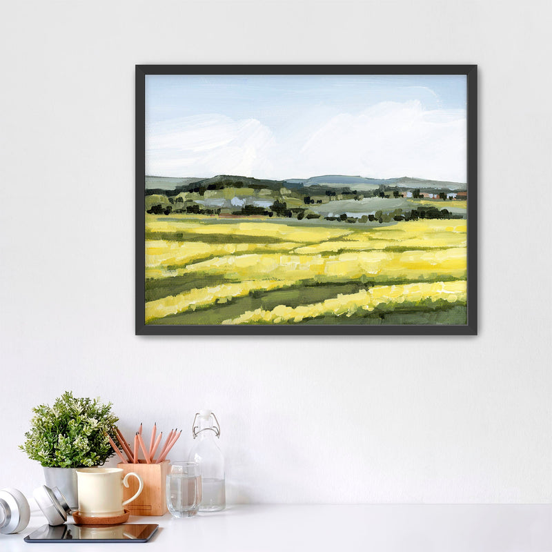 "Blooming Fields" Art Print