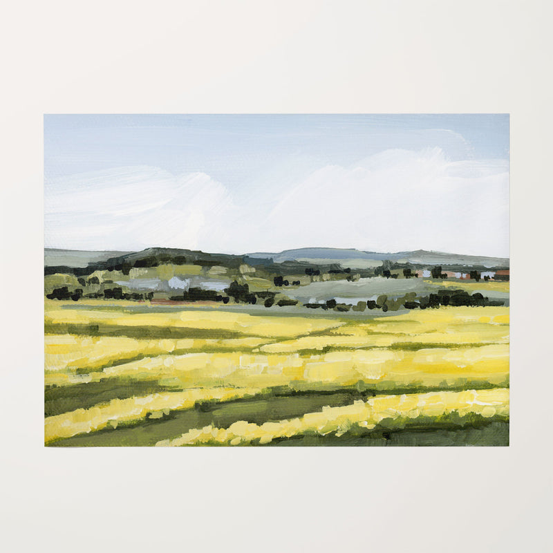 "Blooming Fields" Art Print