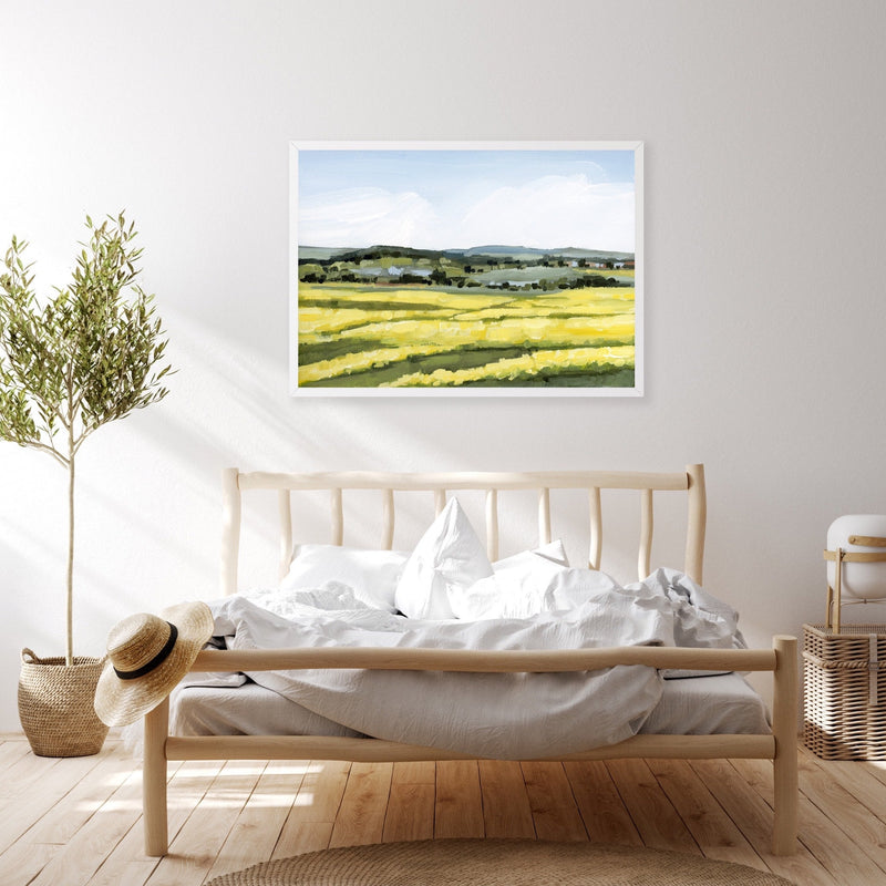 "Blooming Fields" Art Print