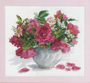 Blooming garden. Roses and Daisies 2-25 Counted Cross-Stitch Kit