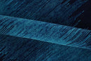 Ombre Blue 5x7 Modern Abstract Wool Hand Woven Southwestern Lori Rug