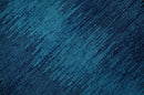 Ombre Blue 5x7 Modern Abstract Wool Hand Woven Southwestern Lori Rug