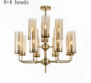 Blue and gold decorbites glass chandelier – kitchen island light