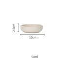 Blue and gray ceramic morandi bowl dining room gold trimmed dinnerware