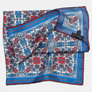 Barbaresco - Silk Neckerchief - Blue and Red