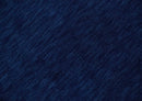 5.8x8 Blue and Rust with multicolor Striped Wool Hand Woven Southwestern Lori Gabbeh Rug| KNT19