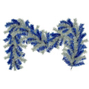 Blue & Silver Christmas Garland