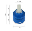 Blue and white ceramic cartridge faucet mixer kitchen spindle
