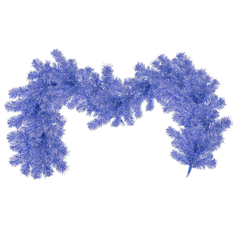 Blue and White Christmas Garland