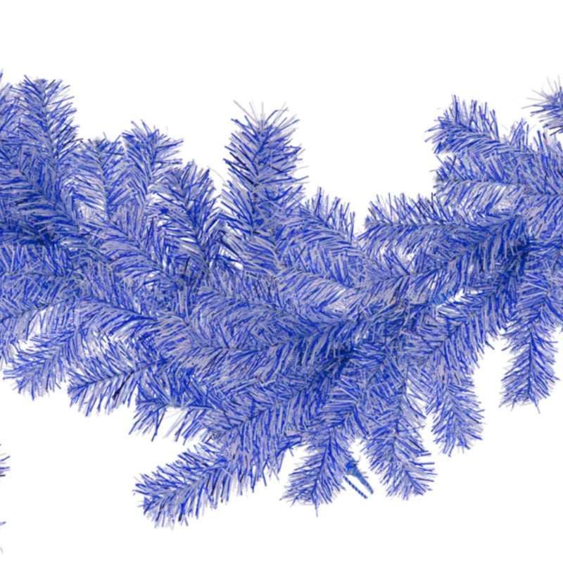 Blue and White Christmas Garland