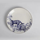 Blue and white floral porcelain kitchenware dining experience set