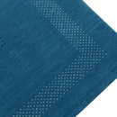 Blue And White Gabbeh Design Hand Loomed Wool Area Rug