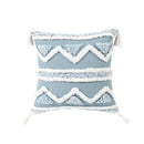 Blue and white geometric tufted pillowcase set bedroom long pillow