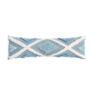 Blue and white geometric tufted pillowcase set bedroom long pillow