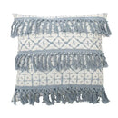 Blue and white geometric tufted pillowcase set bedroom long pillow