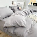 Blue and yellow soft plush bedding set bedroom comfort king size