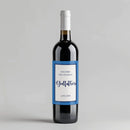Blue Be My Godfather Wine Label