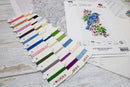 Blue bird on the branch  B1198L Counted Cross-Stitch Kit