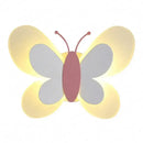 Blue butterfly girl cartoon children room lamp for bedroom