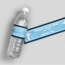 Blue Church Water Bottle Labels