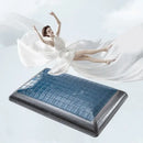 Blue crocodile bamboo charcoal memory foam pillow bedroom cooling gel
