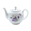 Blue dream tea set white porcelain floral dining room tableware