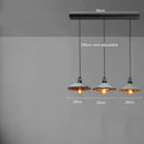 Blue floral ceramic led pendant lamp dining room lighting