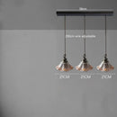 Blue floral ceramic led pendant lamp dining room lighting