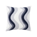 Blue floral geometric cushion cover set of 5 living room pillows
