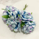 Blue flower cherry stamen berries bundle for living room decor