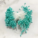Blue flower cherry stamen berries bundle for living room decor