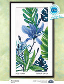 Blue flower M748 Counted Cross Stitch Kit