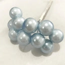 Blue flower stamen berries bundle for kitchen cake decor
