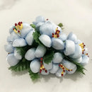 Blue flower stamen berries bundle for kitchen cake decor