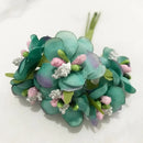Blue flower stamen berries bundle for kitchen cake decor
