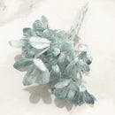 Blue flower stamen berries bundle for kitchen cake decor