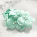 Blue flower stamen berries bundle for kitchen cake decor
