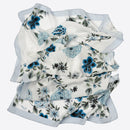 Bella - Silk Scarf Shawl - Blue