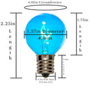 Blue G40 Light Bulbs