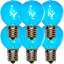 Blue G40 Light Bulbs